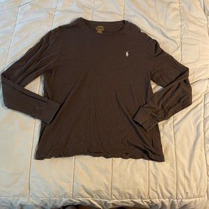 Brown Polo Long Sleeve